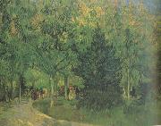 Vincent Van Gogh A Lane in the Public Garden at Arles (nn04) oil